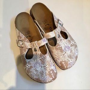 Birkenstock’s with Lace pattern